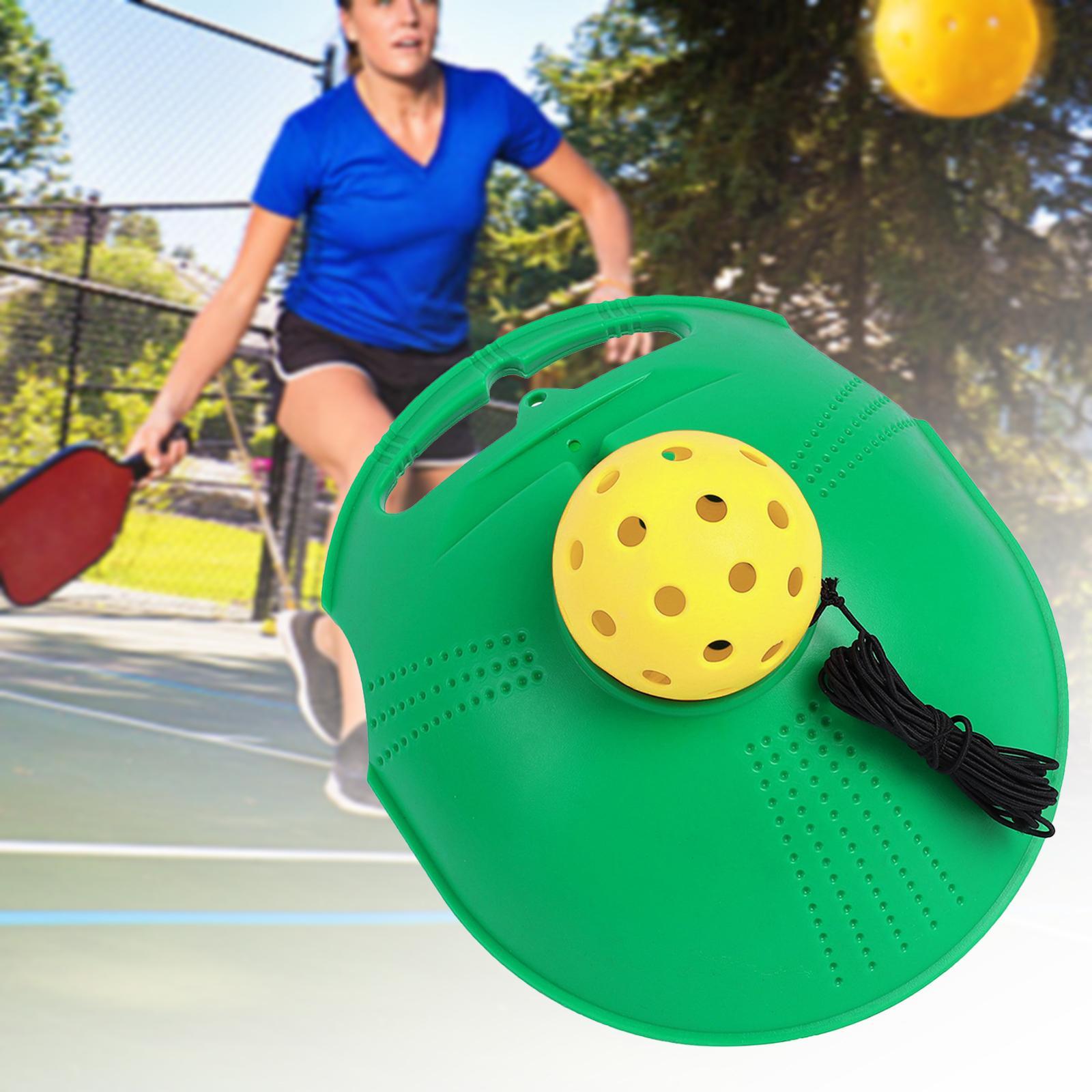Pickleball Trainer with Ball and String, Pickleball Training Aid, Single Player Pickleball Trainer for Beginners, Kids, Adults Practice