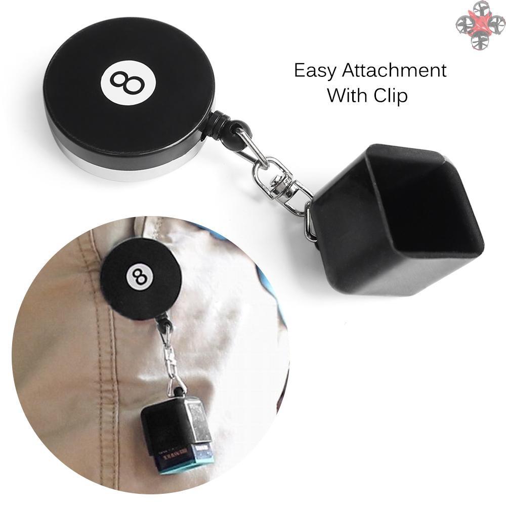 TOP Cue Chalk Clip Snooker Billiards Chalk Holder Retractable Chalk Holder Pool Cue Chalk Case with Clip