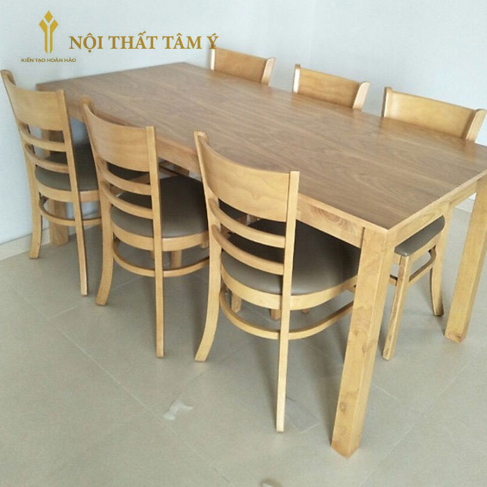 Bộ bàn Cabin 1m6 và 6 ghế