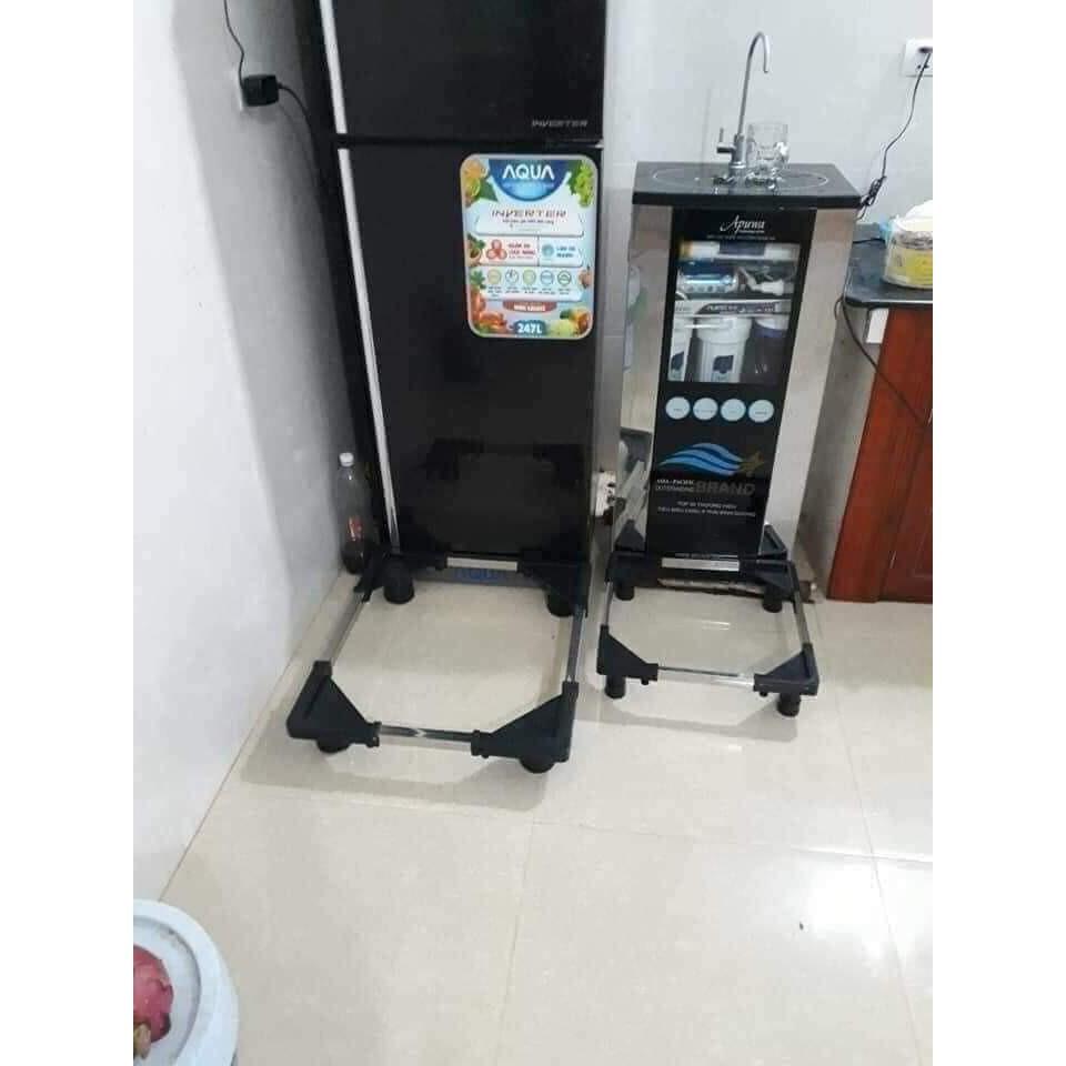 Chân Kệ Máy Giặt, Tủ Lạnh -Chân Kệ Máy Lọc Nước Bằng Inox Thiết Kế Chắc Chắn