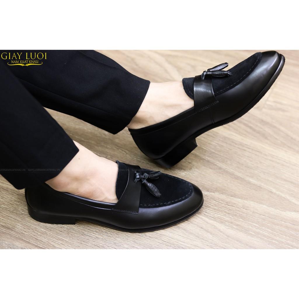 GIÀY DA NAM CAO CẤP - DA MỀM 100%-đế cao su đúc - MÃ G014 - HÀNG VIỆT NAM
