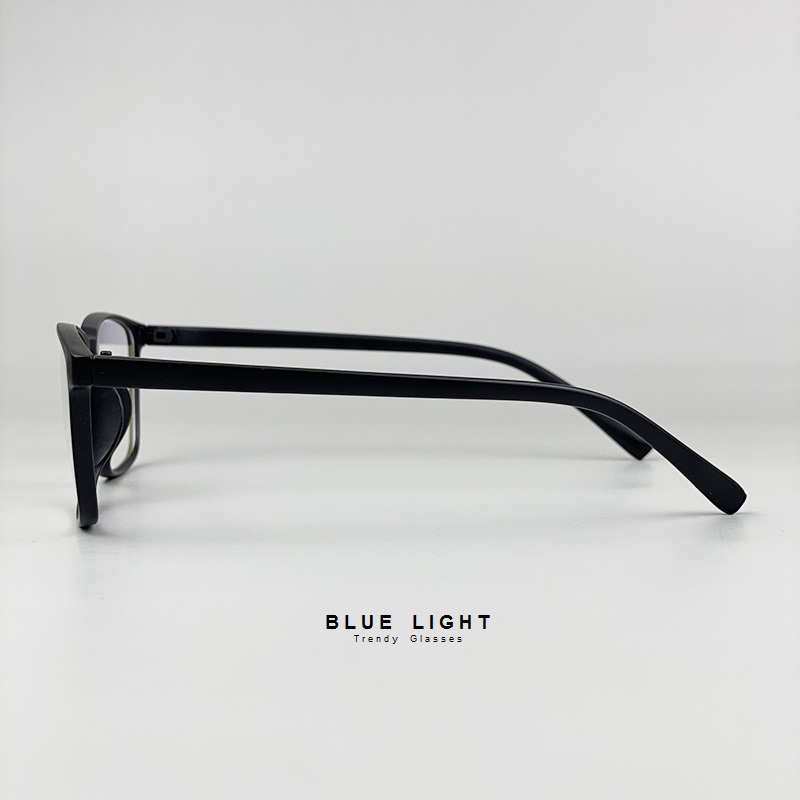 Kính Giả Cận, Gọng KÍnh Cận Nam Nữ Mắt Vuông Đen Bé Đen Nhám Không Độ Hàn Quốc - BLUE LIGHT SHOP
