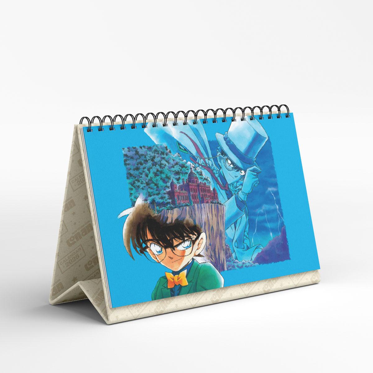 Lịch Để Bàn Thám Tử Lừng Danh Conan 2025 - Tặng Kèm Set Bookmark Ivory