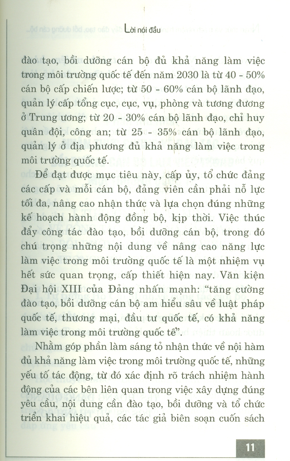 Nhận Thức Và Trách Nhiệm Hành Động Thúc Đẩy Đào Tạo, Bồi Dưỡng Cán Bộ Làm Việc Trong Môi Trường Quốc Tế (Sách Chuyên Khảo)