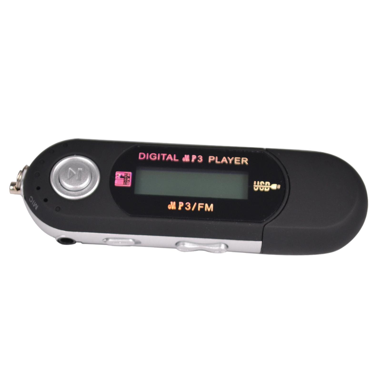 Mini USB MP3 Player w/ 8GB Internal Memory Digital Media Music Player Black