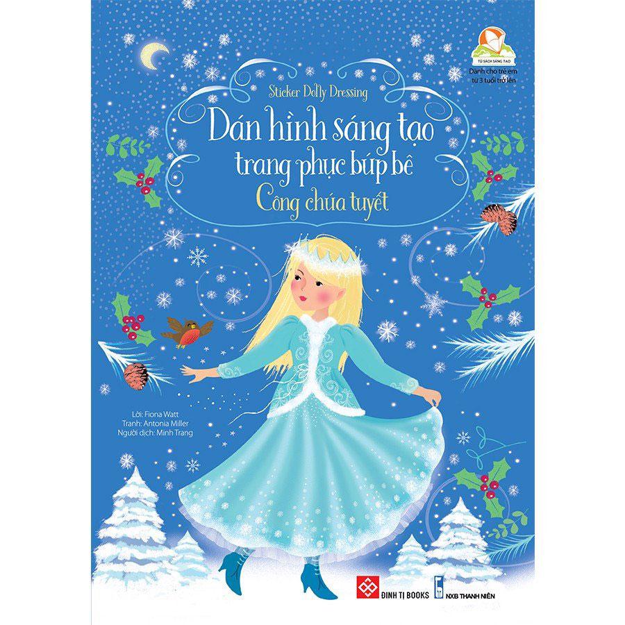 Sticker Dolly Dressing - Dán Hình Sáng Tạo Trang Phục Búp Bê - Công Chúa Tuyết