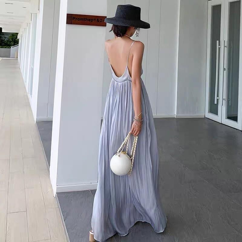 Váy Maxi Đi Biển Hai Dây
