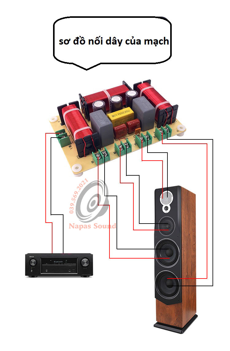 GIÁ 1 MẠCH PHÂN TẦN 4 LOA CÔNG SUẤT LỚN 406 - 2 BASS 1 MID 1 TRÉP - PHÂN TẦN 4 ĐƯỜNG TIẾNG