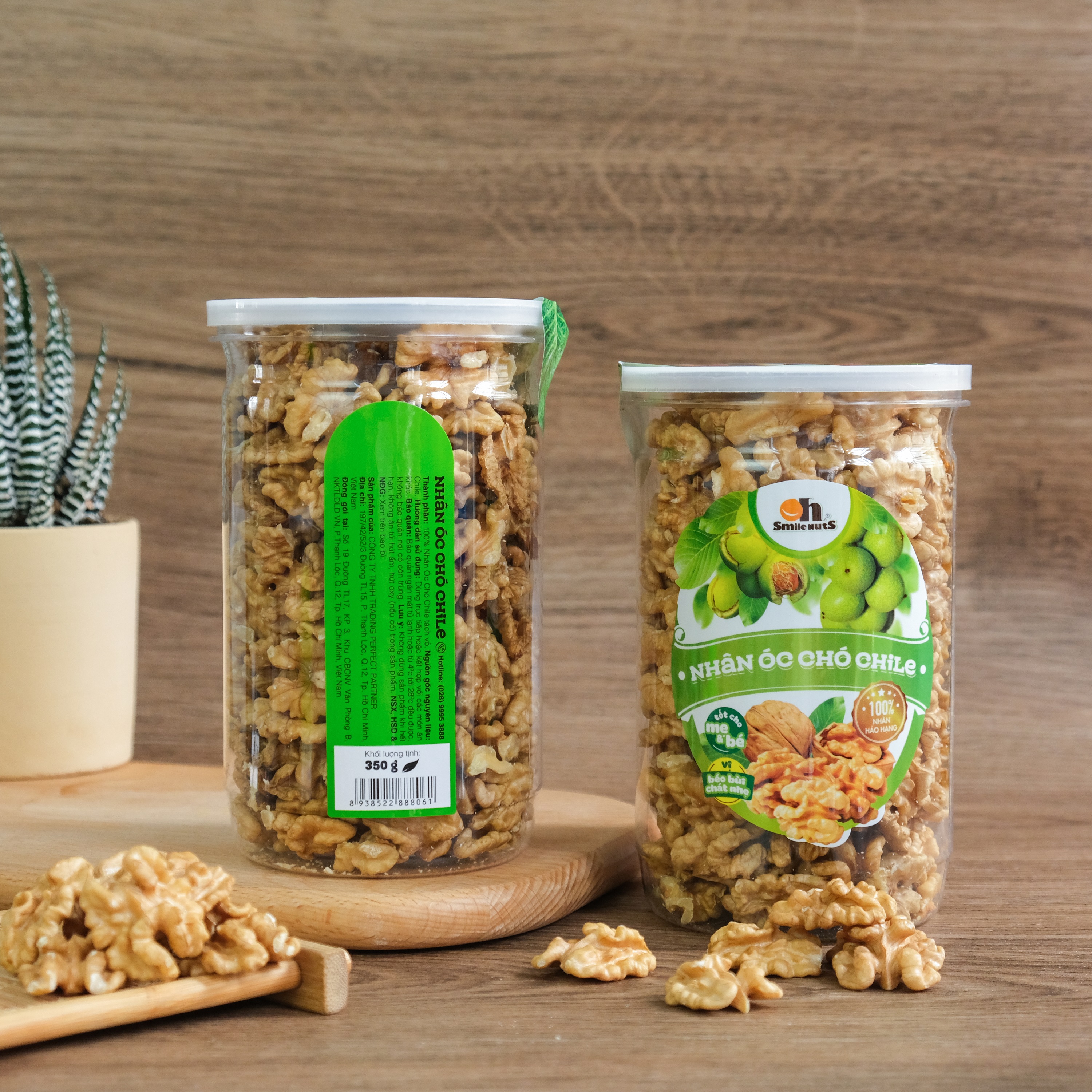 Nhân Óc Chó Smile Nuts Hộp | Nhập khẩu từ Chile, hàng được nhập quanh năm, luôn mới và thơm ngon