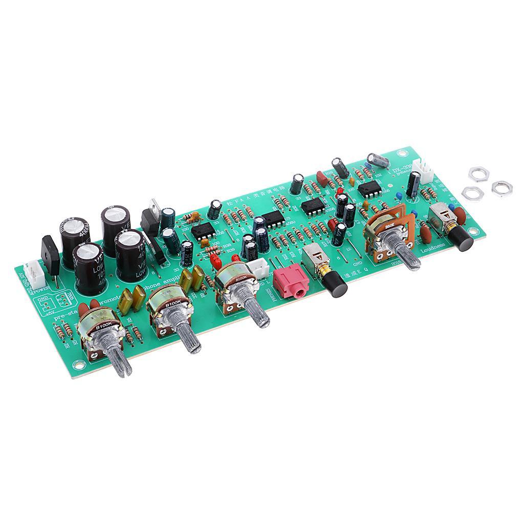 2x DX338A HIFI Preamp Pre-amplifier Board Kits Volume Control 12V