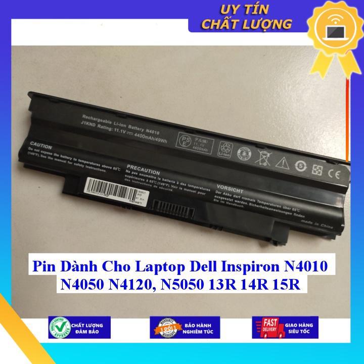 Pin dùng cho Laptop Dell Inspiron N4010 N4050 N4120, N5050 13R 14R 15R - Hàng Nhập Khẩu  MIBAT147