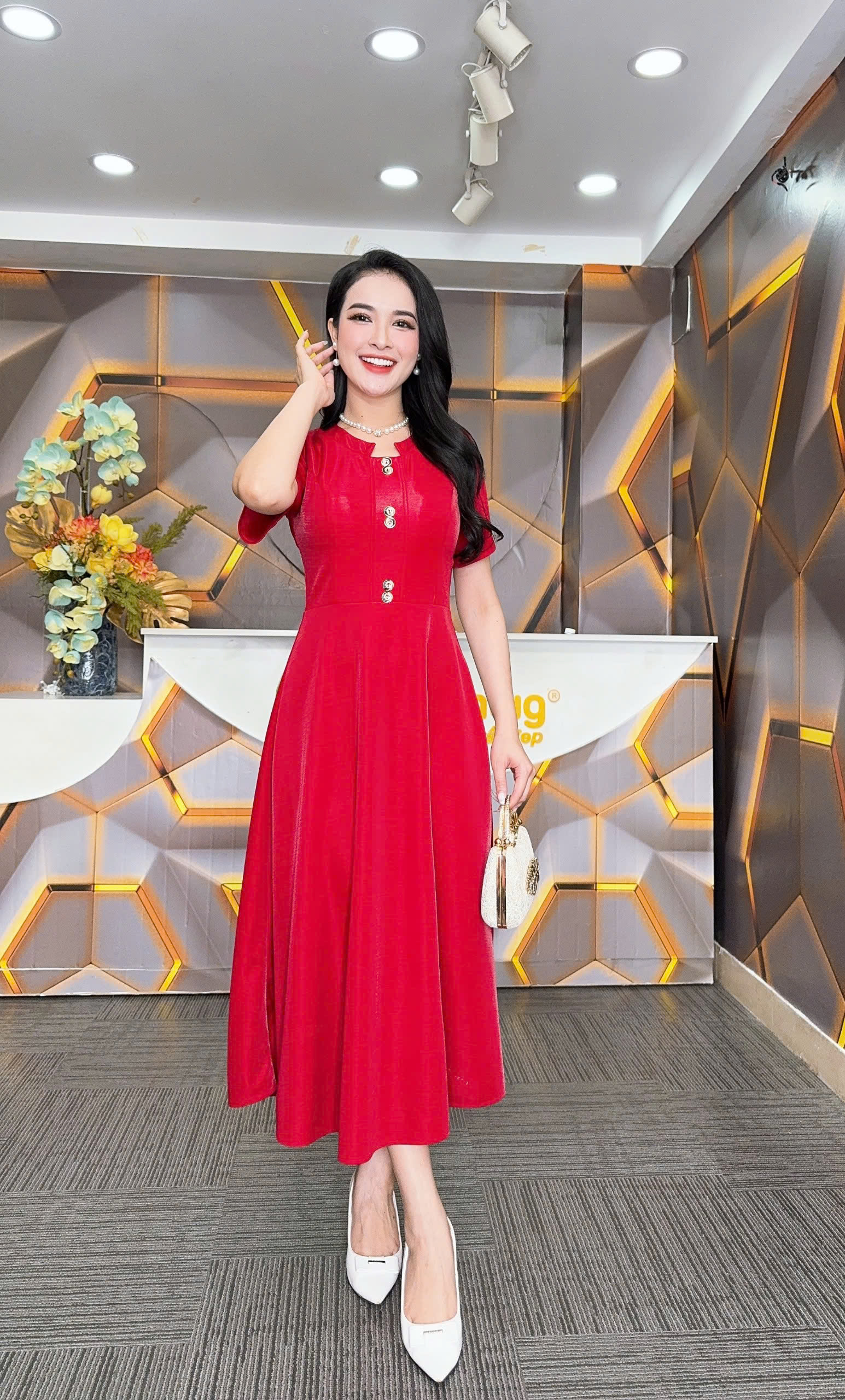 Đầm xòe - Y1834 - Thương hiệu Zonbig