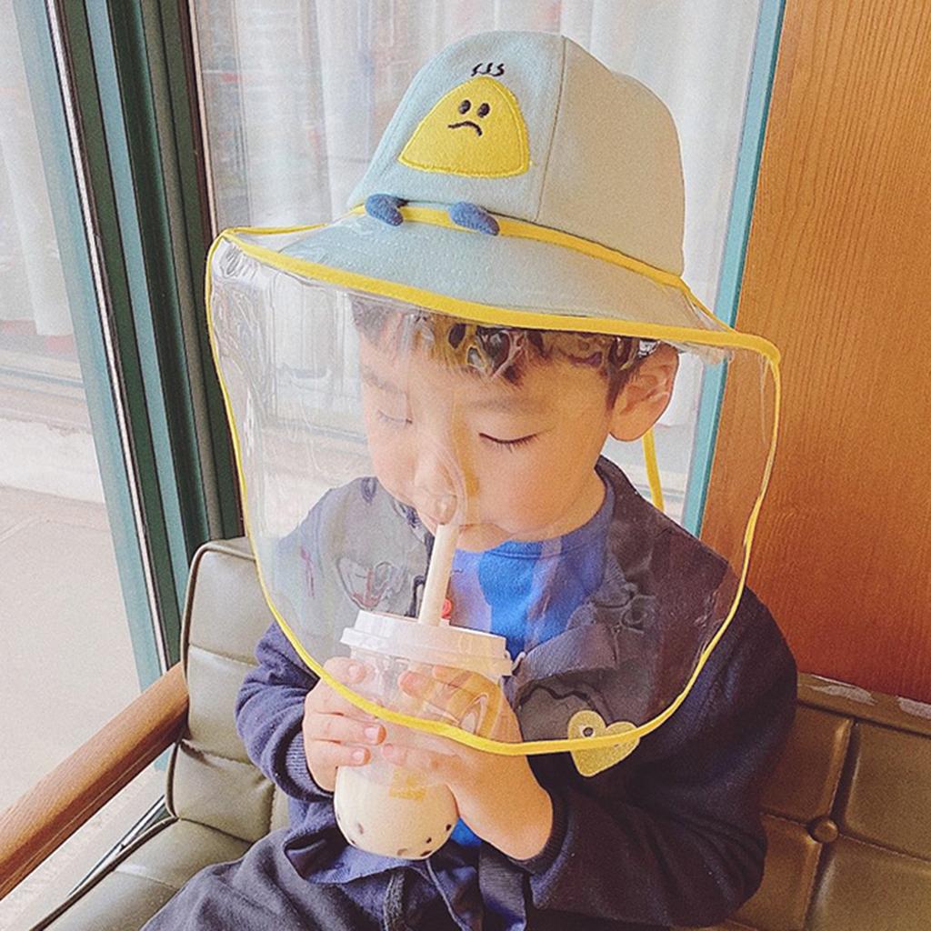 3pcs UV Protection Hat for Kids Beige Orange Green