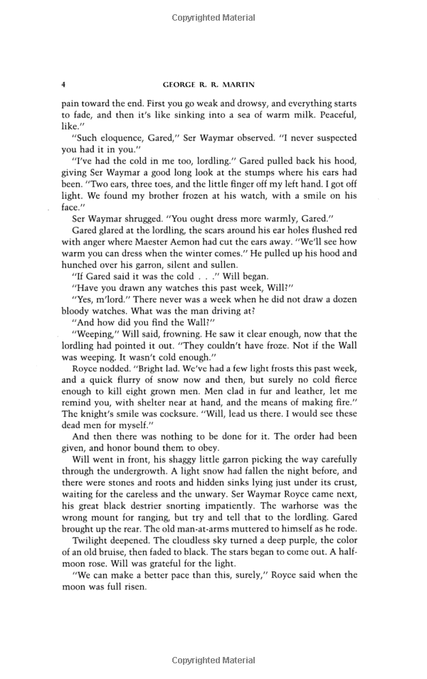 A Song Of Ice And Fire 1: A Game Of Thrones