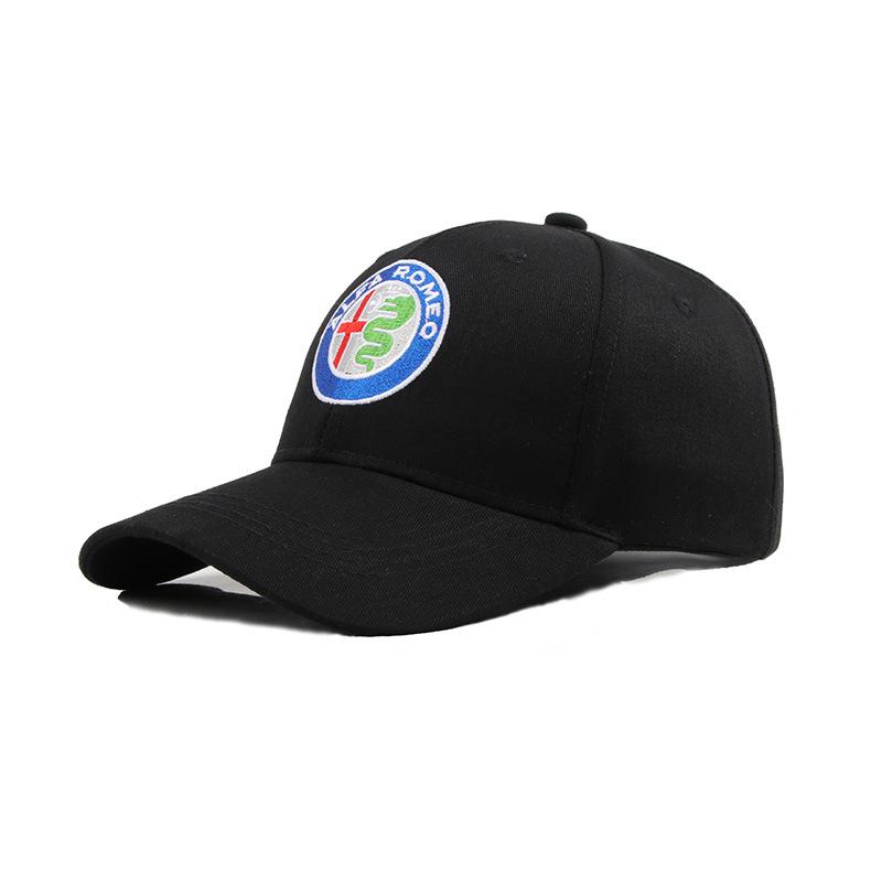 Nón Snapback Bóng Chày Thể Thao Ngoài Trời, Chơi Golf Cho Alfa Romeo Logo Nam Nữ Cotton Thêu Trucker Mũ Đua Ô Tô Mũ Trùm Đầu