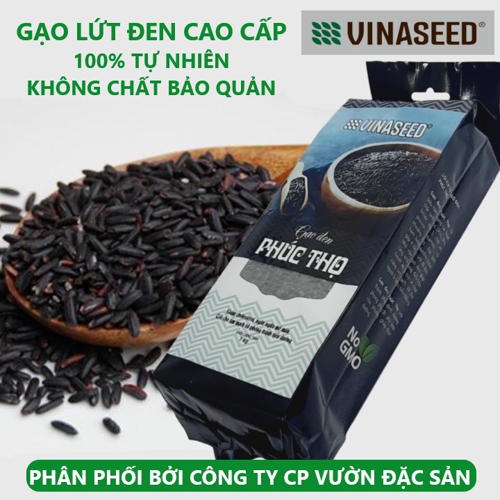 Hộp 01kg Gạo Phúc Thọ đen - Tốt cho tim mạch và tiểu đường