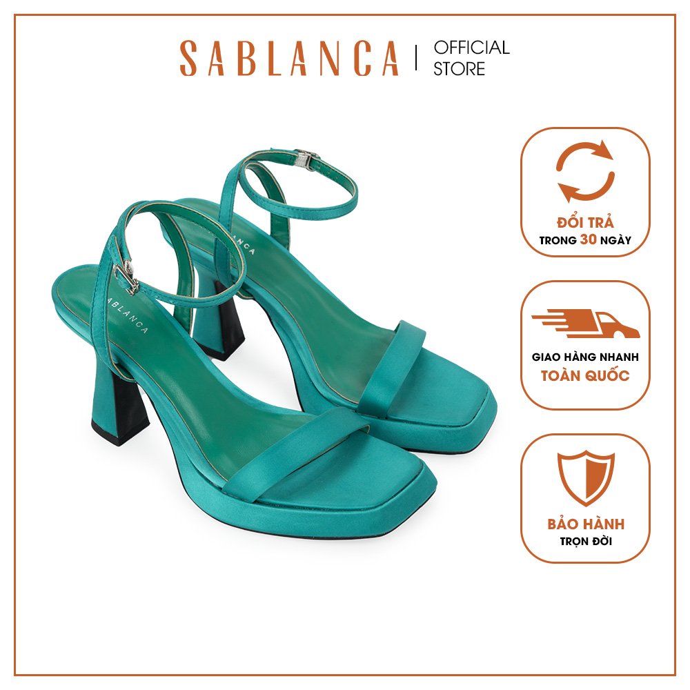 Giày Sandal nữ cao gót quai mảnh SABLANCA SN0168