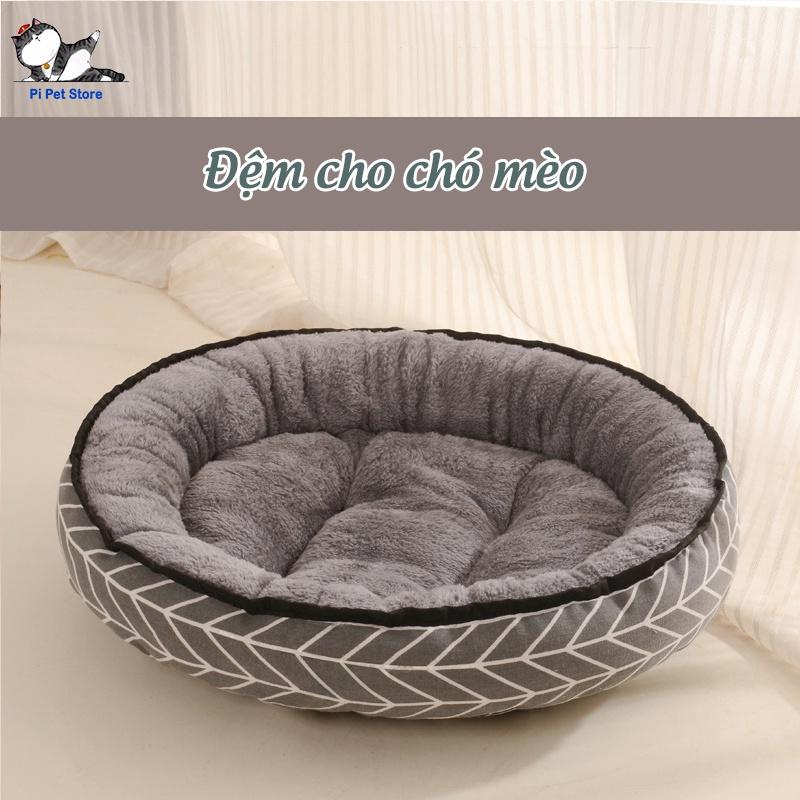 Đệm chó mèo lót lông đủ size S-M-L-XL, Nệm chữ nhật cho thú cưng chống xê dịch chất liệu cao cấp