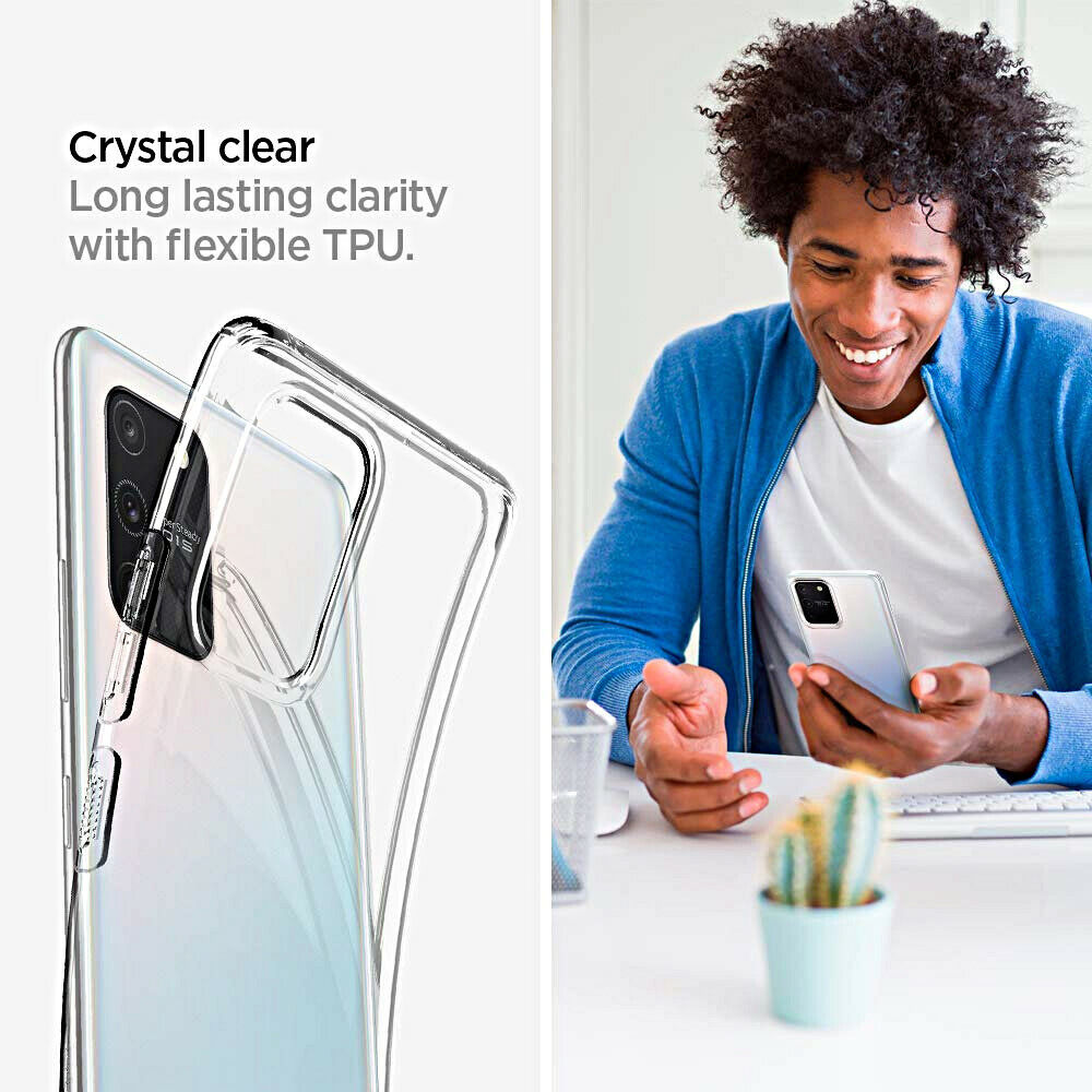 Ốp lưng silicon dẻo cho Samsung Galaxy S10 Lite hiệu Ultra Thin trong suốt mỏng 0.6mm độ trong tuyệt đối chống trầy xước - Hàng nhập khẩu