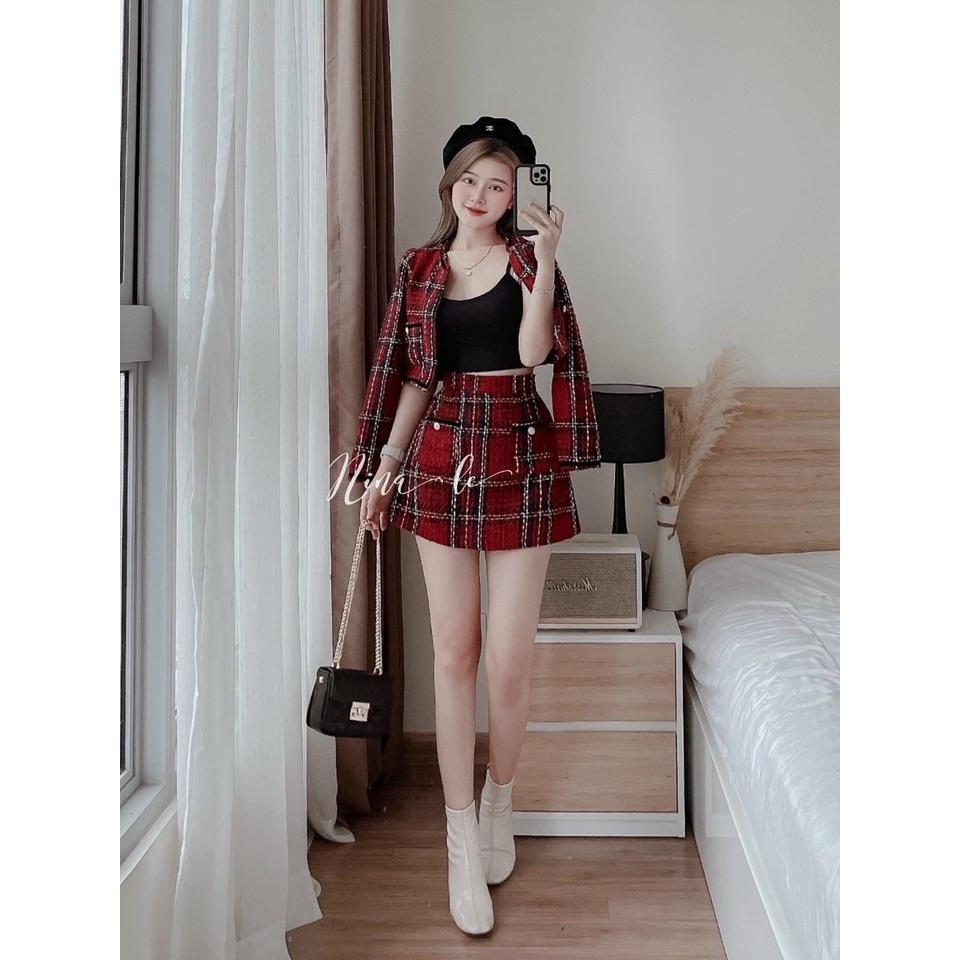 Bỏ túi 5 cách phối đồ với chân váy caro cực thời thượng và sang chảnh BlogAnChoi #39 Bỏ túi 5 cách phối đồ với chân váy caro cực thời thượng và sang chảnh BlogAnChoi