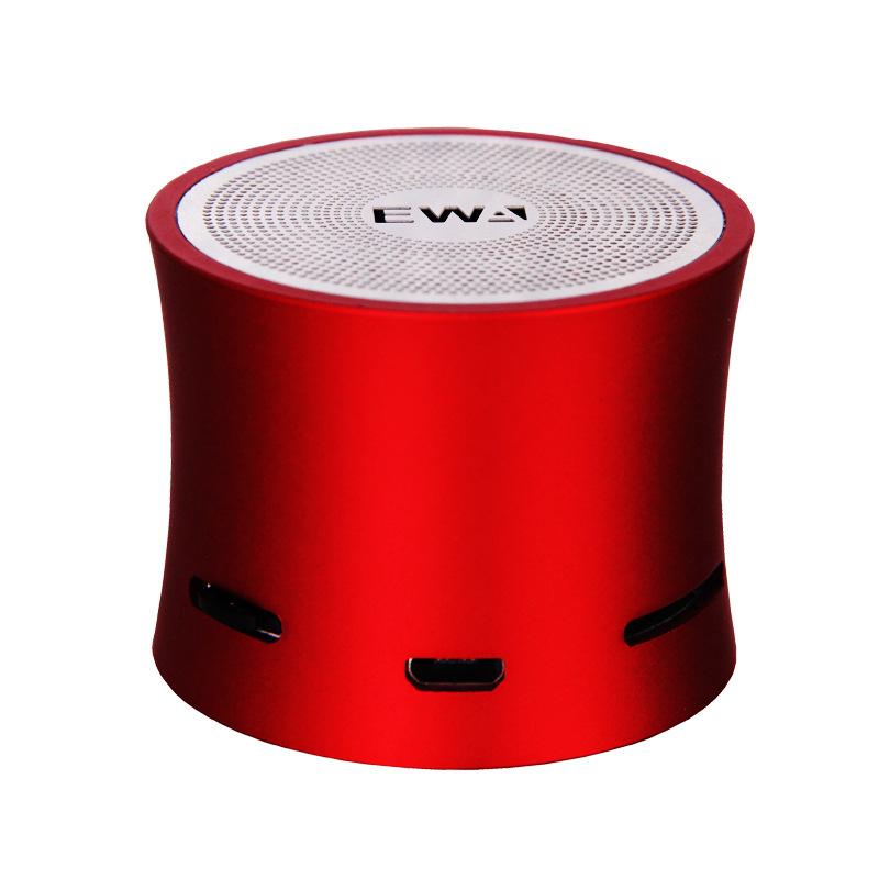 Loa siêu loa siêu trầm Ewa A104 Mini Subwofer Super Bass Stereo không dây loa ngoài trời Hi Fi Sound Waterproof Desktop TF Color: Pink