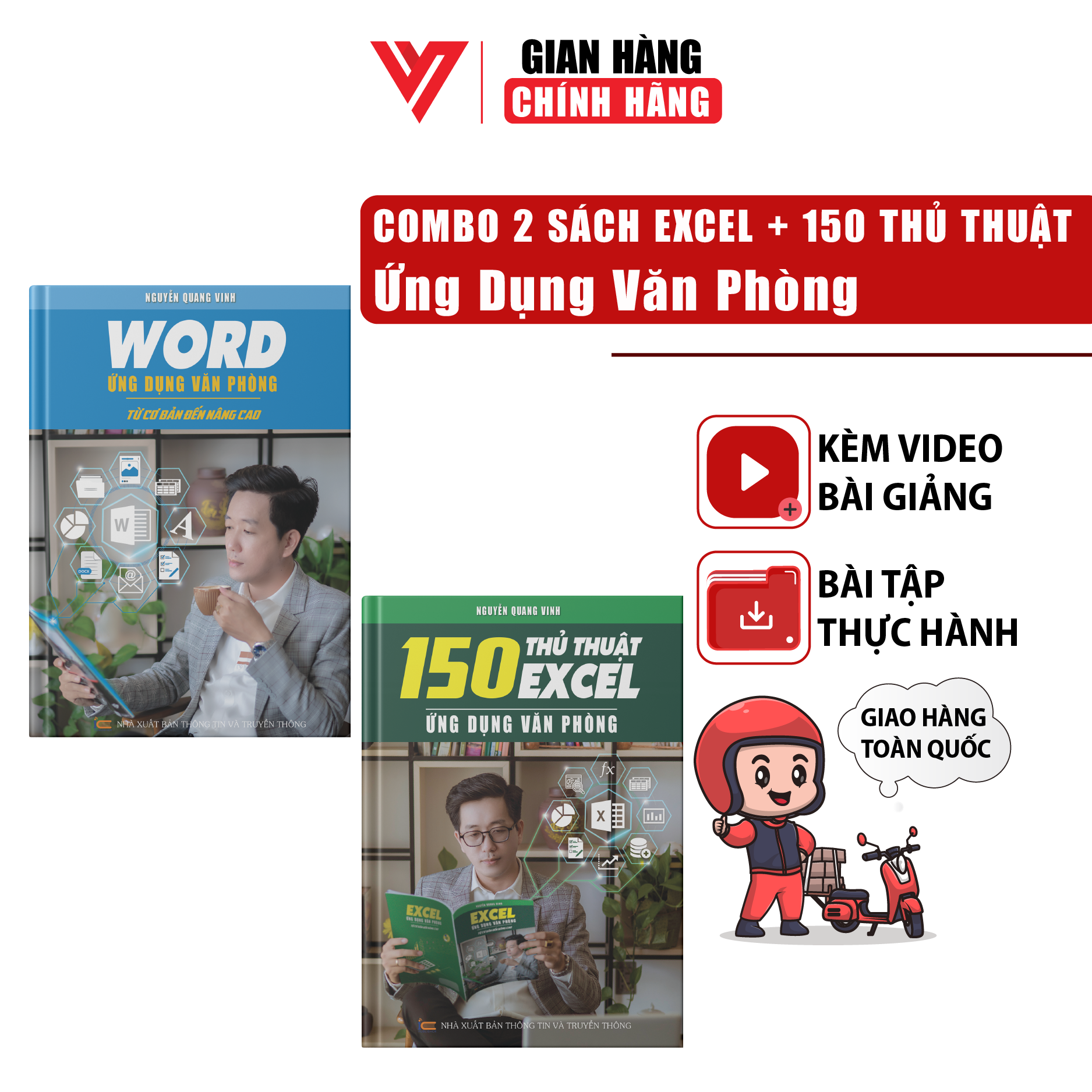 Combo 2 Sách Word Và 150 Thủ Thuật Ứng Dụng Văn Phòng Từ Cơ Bản Đến Nâng Cao