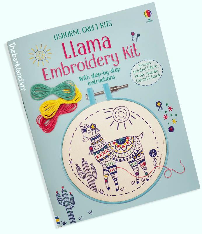 Embroidery kit: Llama