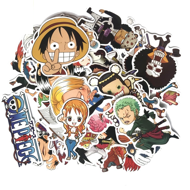 Bộ 60 miếng Sticker hình dán One Piece Set60