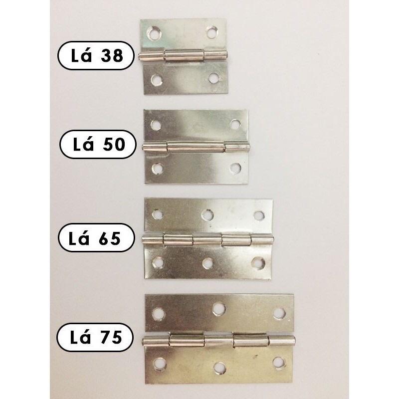 Bản lề lá inox 37mm-90mm, bản lề sắt 37mm- 97mm