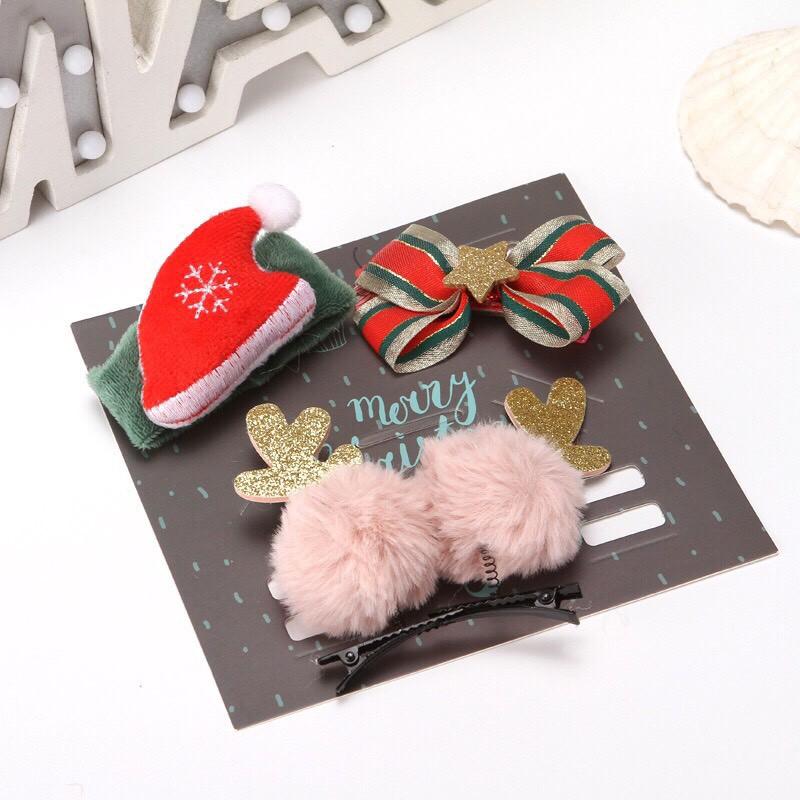 Set 4 món phụ kiện noel siêu đáng yêu