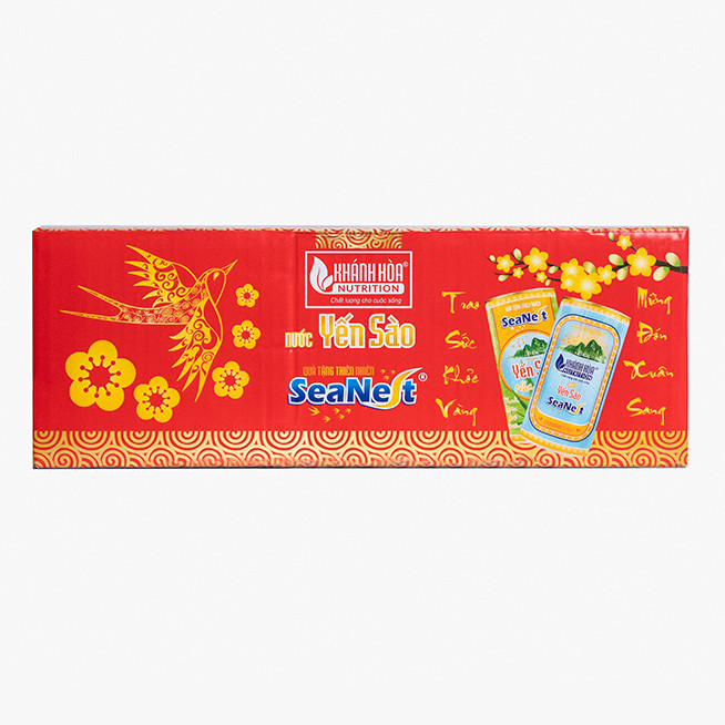 Thùng xuân nước yến sào cao cấp 3% Seanest 190ml - Khánh Hòa Nutrition