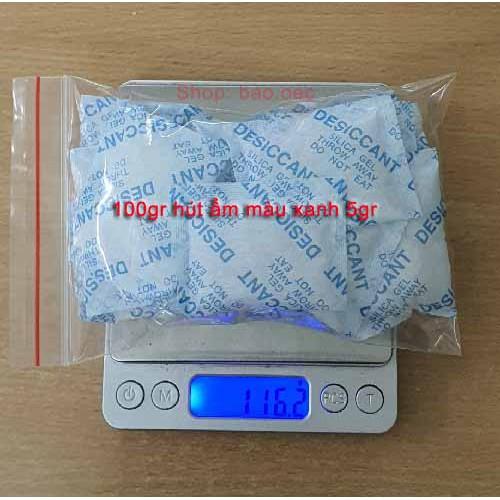 1 lạng Gói hạt hút ẩm silica gel loại 1gr / 5gr