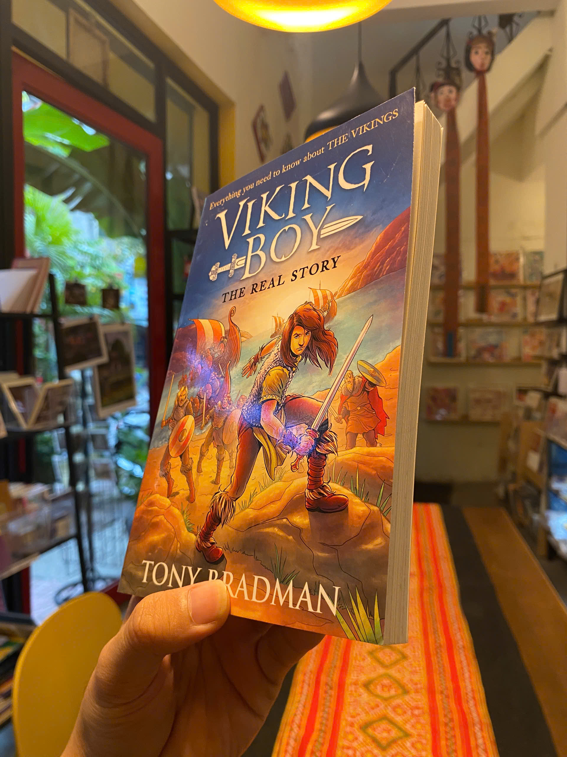 Sách - Viking Boy: the Real Story: Everything you need to know about the Vikings by Tony Bradman
