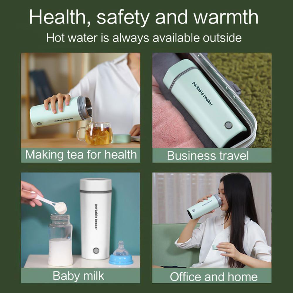 Ấm Đun Nước Nóng Bằng Thép Không Gỉ Tự Động Ngắt 350Ml