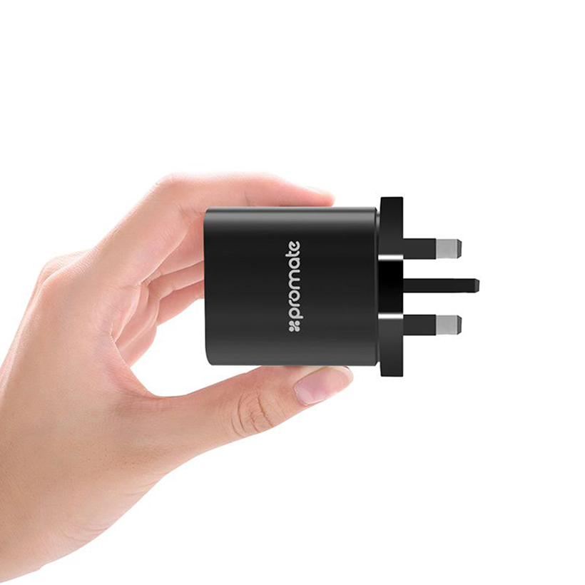 Bộ sạc Promate ChargeMate-QC3.EU Ultra-Fast