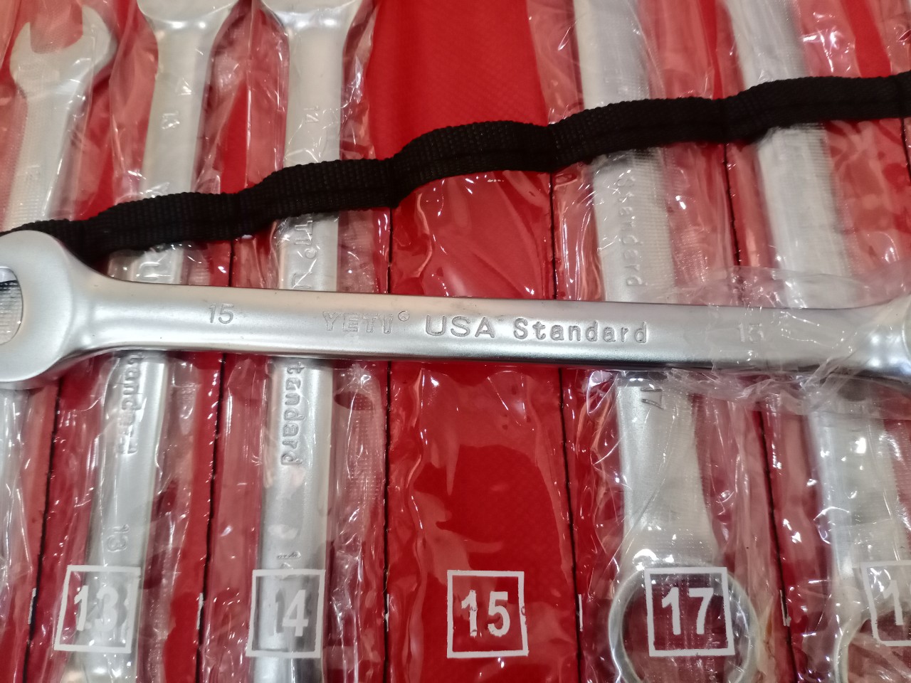 Bộ Cờ Lê 14 Cây YETI Chuẩn USA 8-24mm, Cờ Lê Đa Năng Thép Cao Cấp