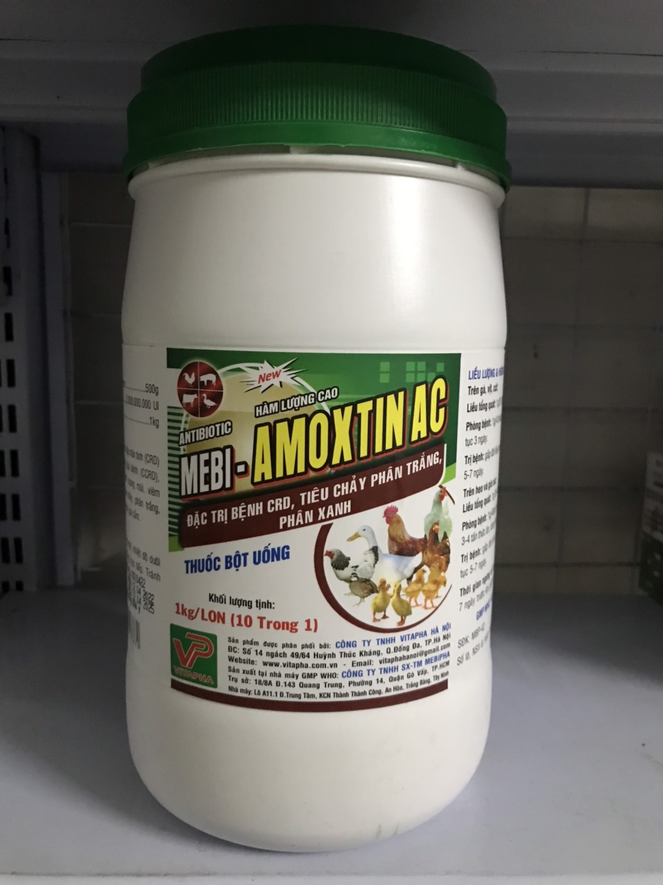Amoxtin AC/amoxcolis 50/amox 50 dùng tốt cho chó, mèo, gia súc, gia cầm