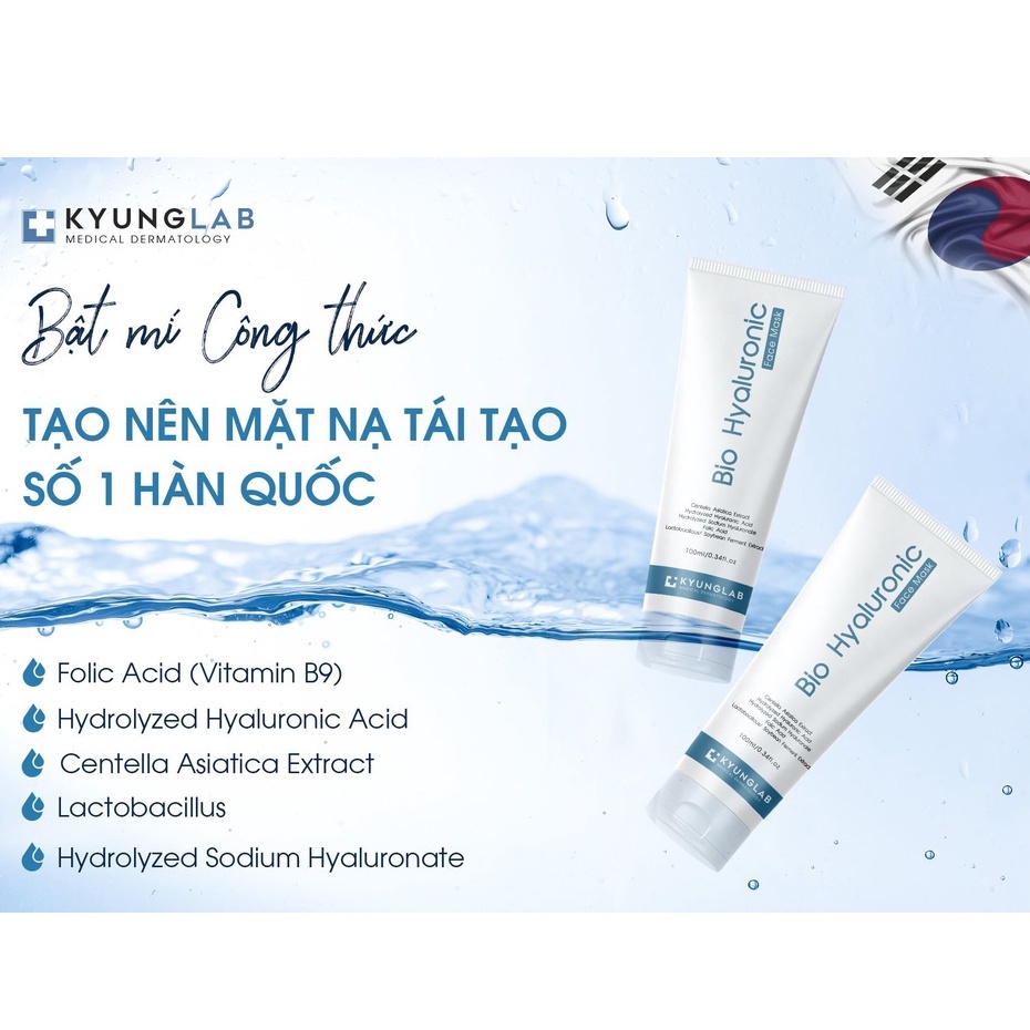 Mặt Nạ B9 KyungLab Bio Hyaluronic Face Mask Của Hàn Quốc 100ml