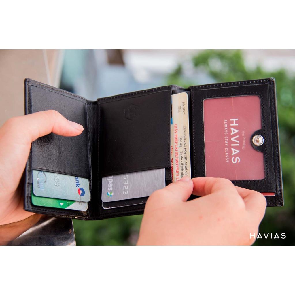 Ví da gấp Mini NOTE Wallet HAVIAS