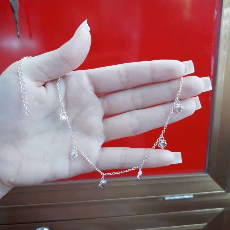 Lắc chân bạc basic  YN JEWELRY