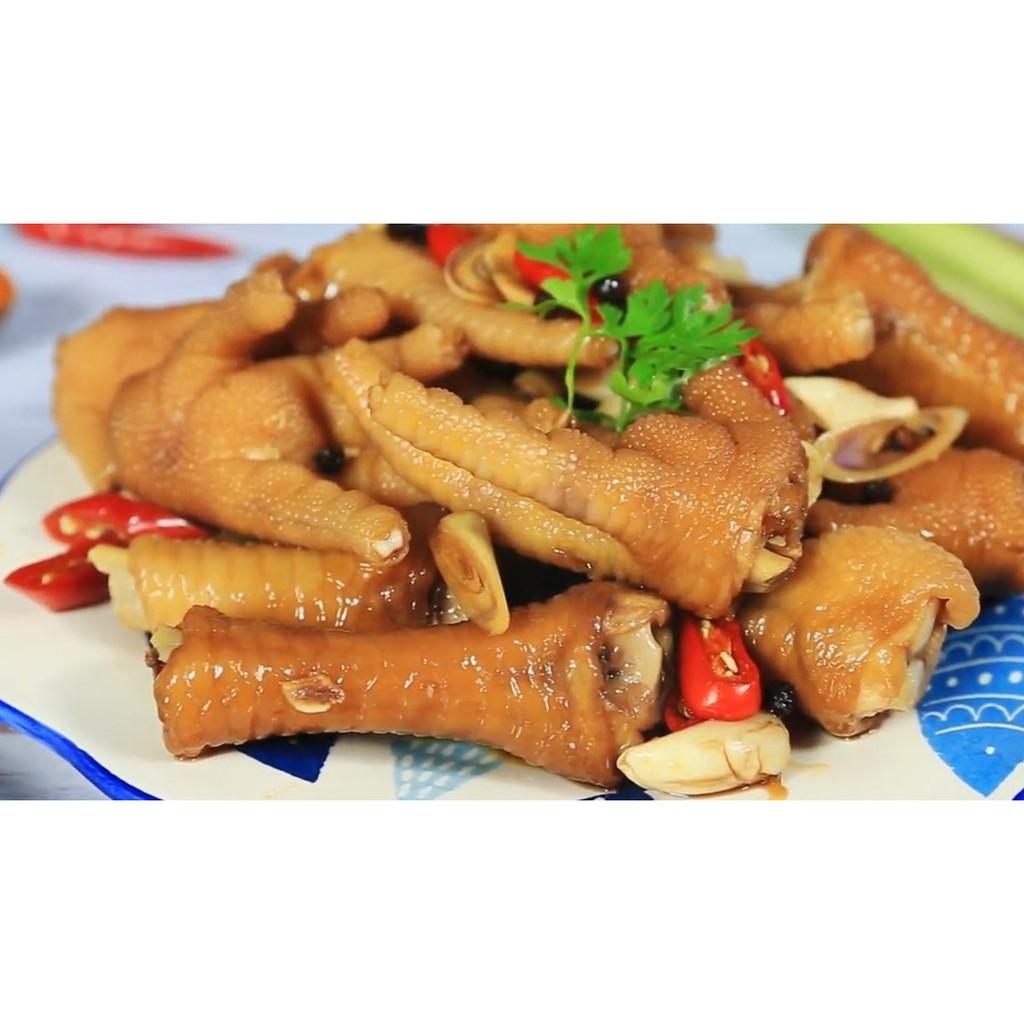 Combo 2 gói chân gà cay mix chân gà xả ớt và xì dầu 40g siêu ngon đồ ăn vặt zonzon