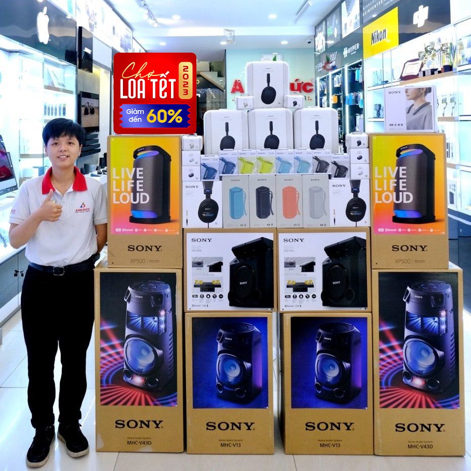 Loa Di Động Sony MHC-V43D - Hàng chính hãng