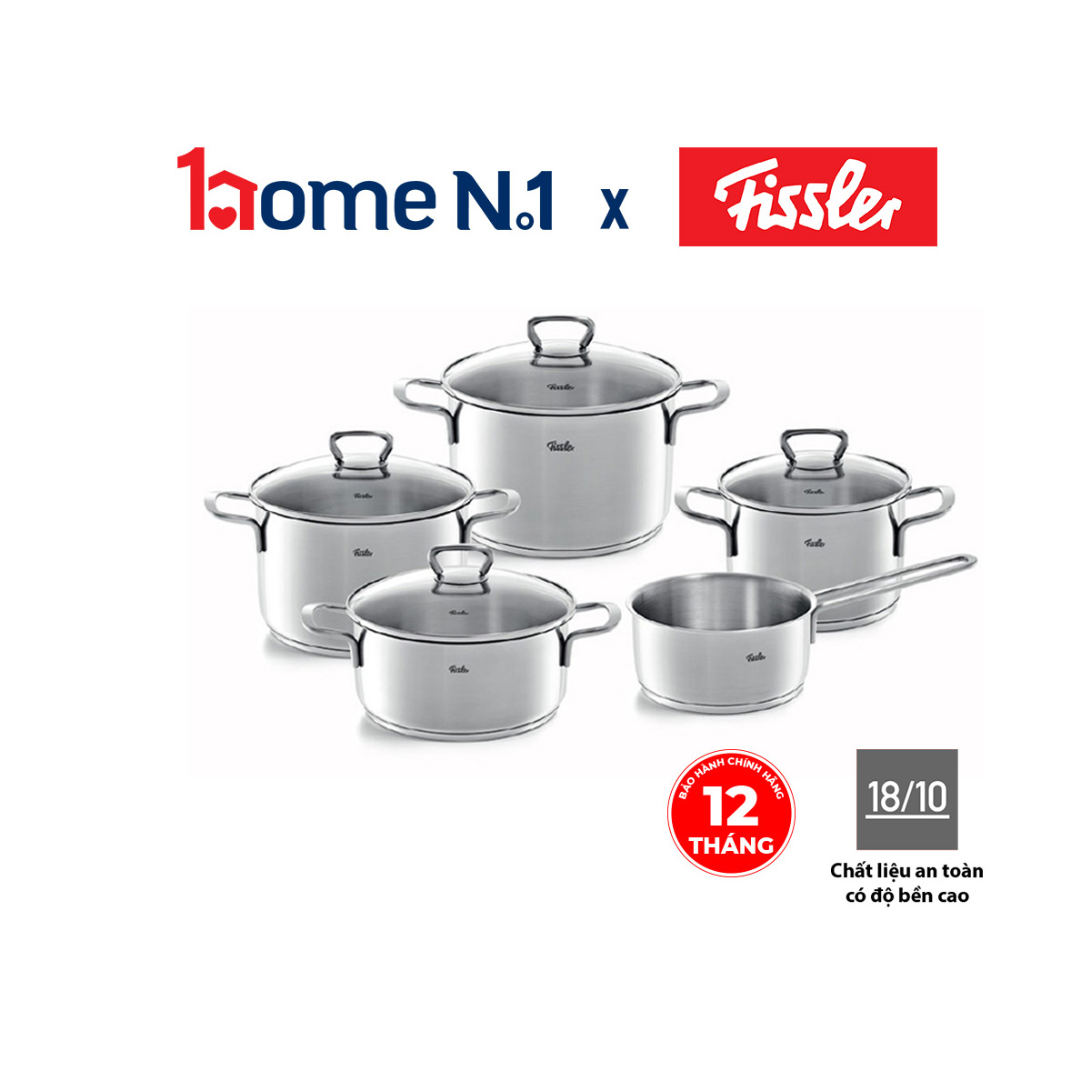 Bộ nồi Fissler Las Vegas 5 món