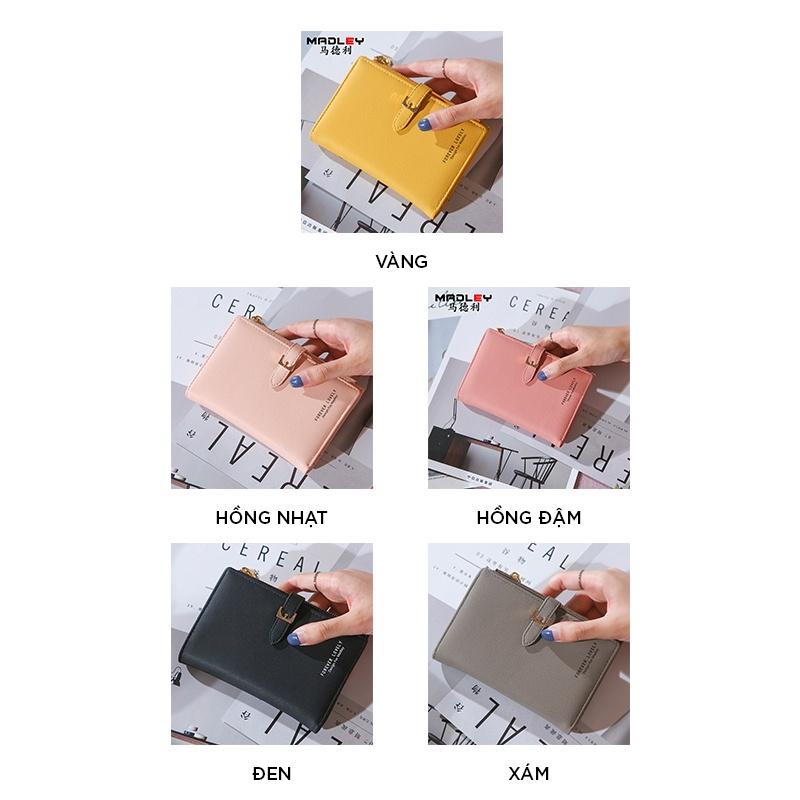 Ví cầm tay nữ cao cấp nhiều ngăn đựng tiền đẹp thời trang Hàn Quốc sang trọng LUKADO VDCT08