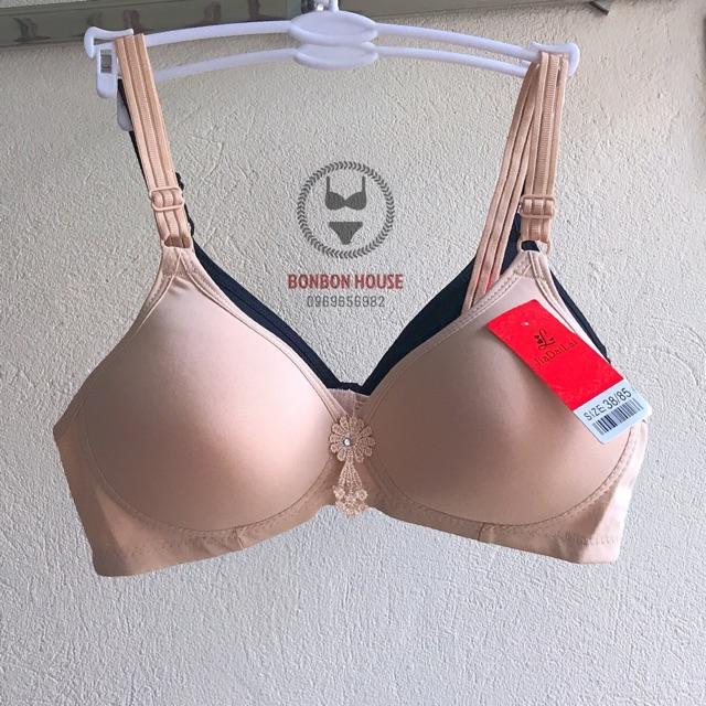 Áo lót trơn đệm mỏng không gọng quả to