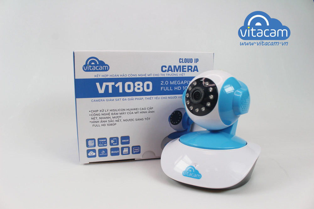 [TẶNG THẺ NHỚ 16G] CAMERA VITACAM VT1080 - Hàng chình hãng