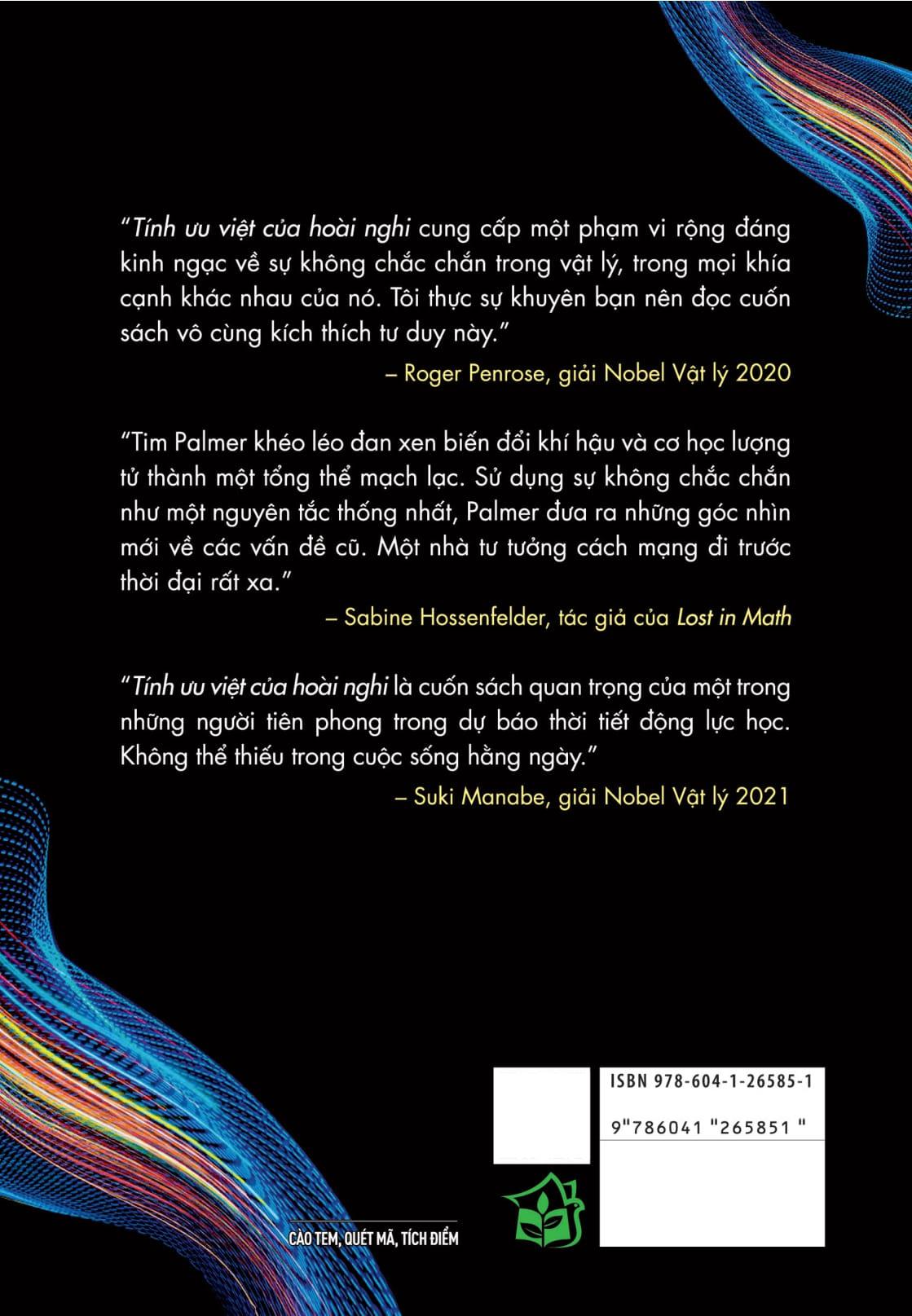 Sách - Tính Ưu Việt Của Hoài Nghi - Từ Vật Lý Lượng Tử Đến Biến Đổi Khí Hậu - Khoa Học Vế Sự Bất Định Giúp Chúng Ta Hiểu Về Thế Giới Hỗn Độn