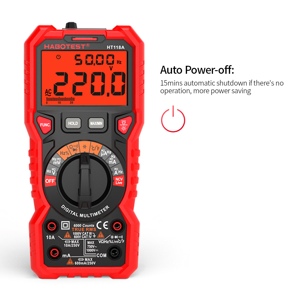 ĐỒNG HỒ ĐO ĐIỆN ÁP HABOTEST HT118A