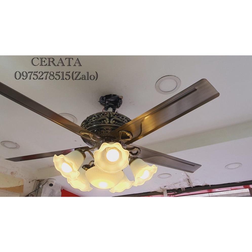 Quạt Trần Có Đèn MG-37 Promax Lõi Đồng Full 6 mức độ Gió, Lắp Cho Mọi ngôi nhà