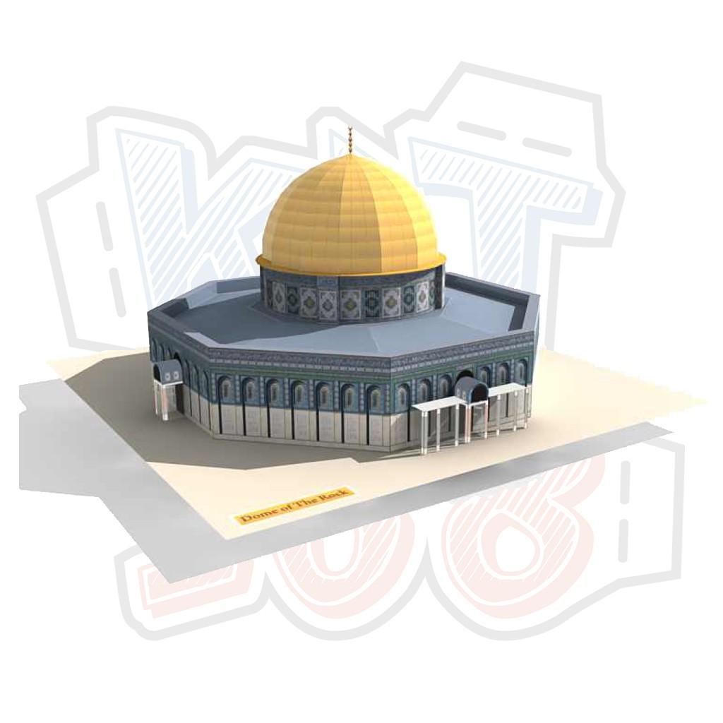 Mô hình giấy kiến trúc Israel Dome of The Rock